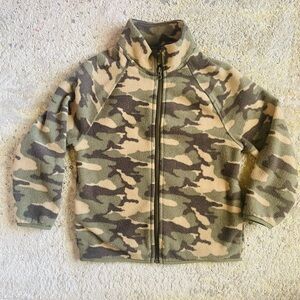 Boys Camouflage Fleece Jacket